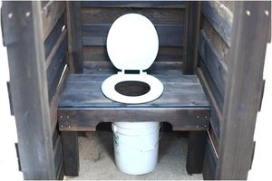 Дачный туалет без выгребной ямы