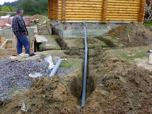 Устройство канализации на даче схема