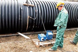Тестирование участка водопровода производится специалистами. 