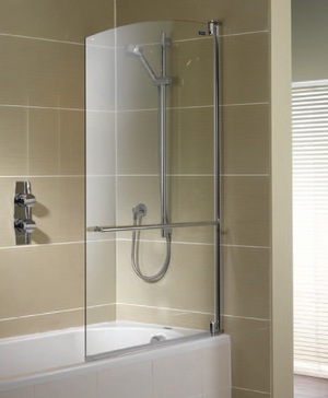Шторки из закаленное стекла применяются для ванной или душевой кабины.