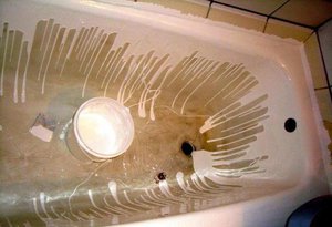 Наливная ванна - это реставрация с использованием жидкого акрила.
