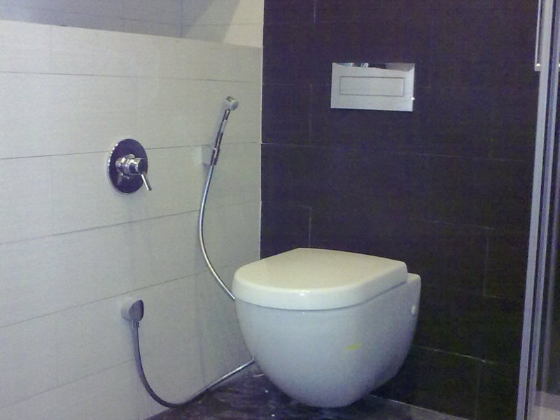 Ггигиенический душ в туалете