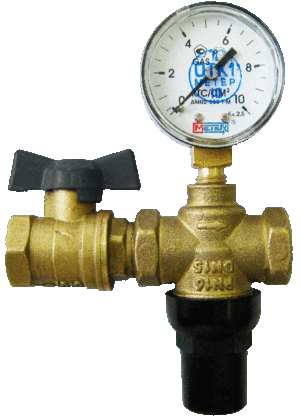 Монтаж датчика давления воды