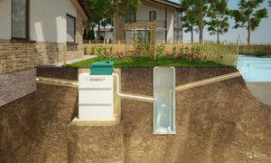 Устройство автономной канализации в загородном доме