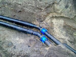 Монтаж водопровода - наружные сети.