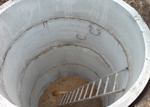 Изготовление бетонного колодца из колец